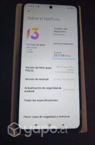 Makinon 256g 11ram snapdragon nuevo