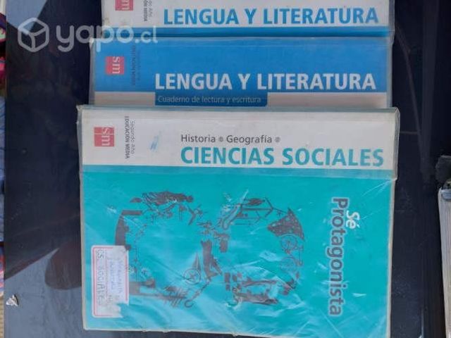Libros 8 básico Se Protagonista lengua y sociales