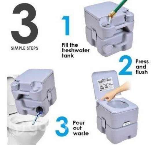 Baño Químico Portátil Inodoro Reutilizable Camping