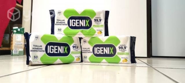 Toallas húmedas desinfectantes
