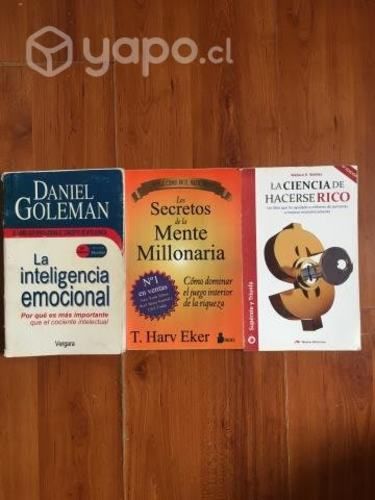 Set de 3 libros usados