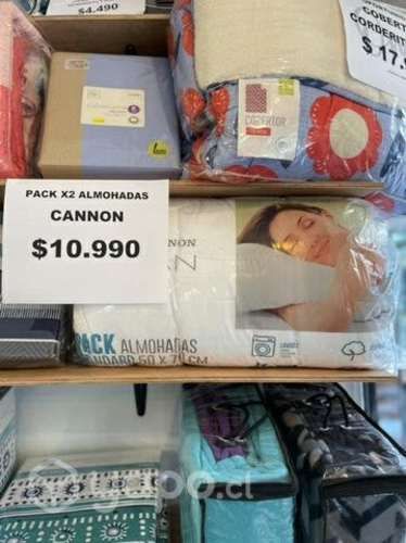 Oferta pack almohadas CAnnon