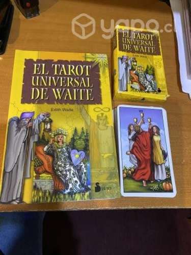Libro y barajas de tarot Universal de Waite