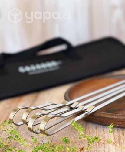 Set de fierros para Anticucho Cazador