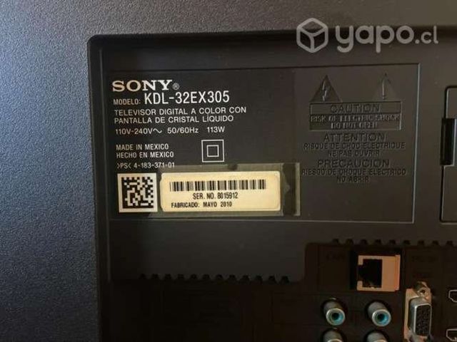 Televisor 32 pulgadas sony bravia