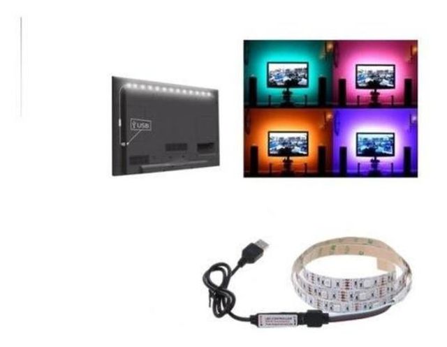 Tira led rgb 2 metros usb