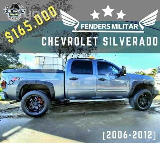 Fenders militar chevrolet silverado