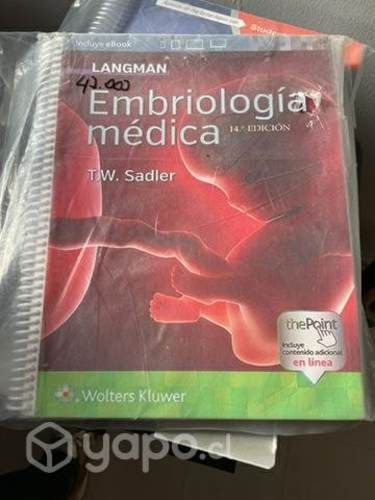 Libro embriológicas Médica 14 Edición NUEVO