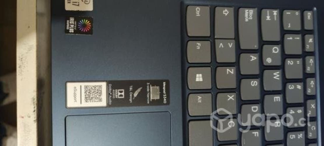 Lenovo ideapad s340 i7 10th 12gb ddr4 512gb nvme