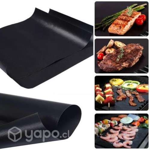 Set 2 Láminas Antiadherente Parrillas Reutilizable