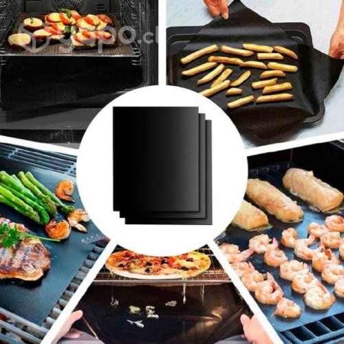 Set 2 Láminas Antiadherente Parrillas Reutilizable