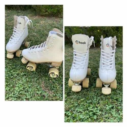 Patines Quad Hook Artístico HK-101 White (usado)