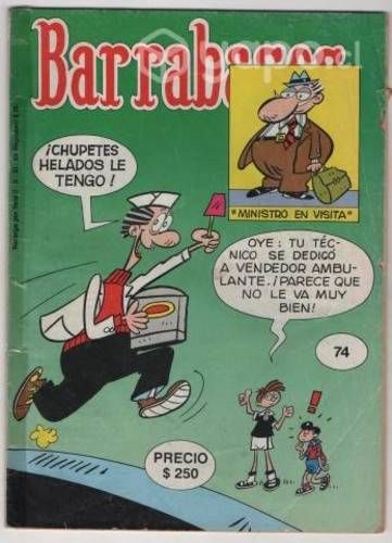 Comic Barrabases 74 Ministro en visita