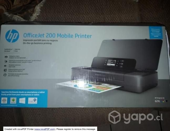 Impresora portatil hp