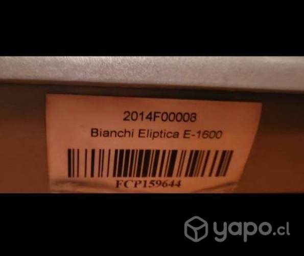 Bicicleta Bianchi elíptica E-1600 de ejercicios
