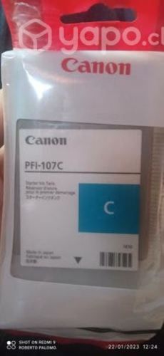 Tintas canon pfi 107 colores originales