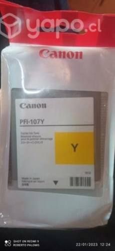 Tintas canon pfi 107 colores originales