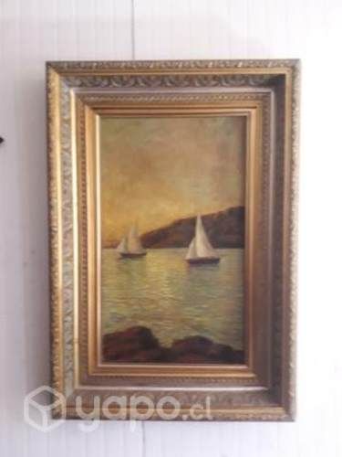 Hermoza marina con marco