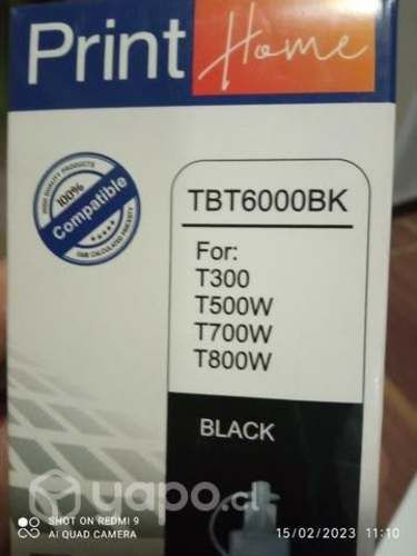 Tinta brother tb 6000bk black alternativa de alta