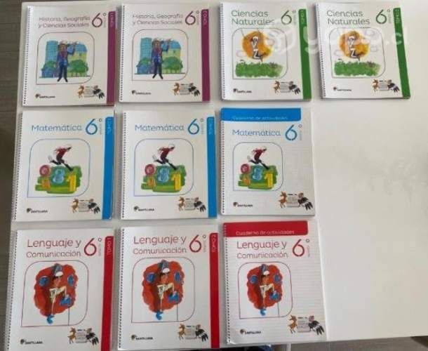 libros 6 básico Editorial Santillana