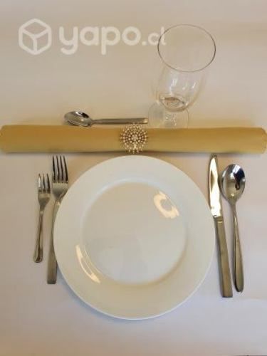 Servilleta Genero Algodón y Anillo Portaservilleta