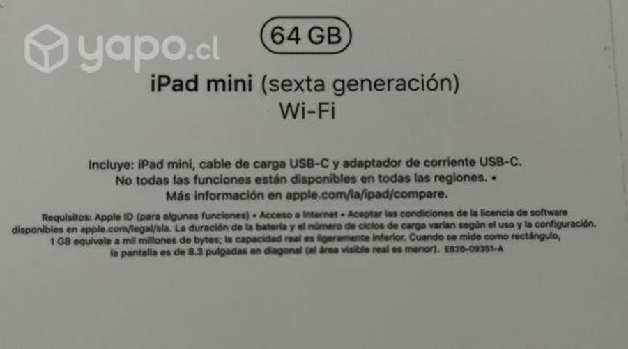 IPad mini (sexta generación) original