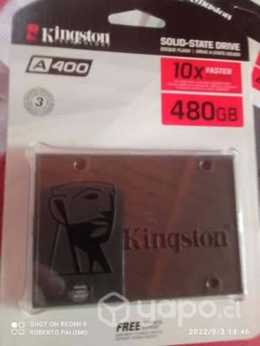 Disco duro sólido Kingston original de 480gb