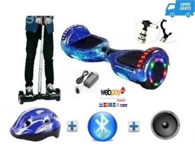 Scooter Bluetooth+Casco+Bastón+Luces+Envio Gratis