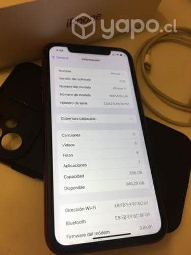 IPhone 11 red edición especial 256gb