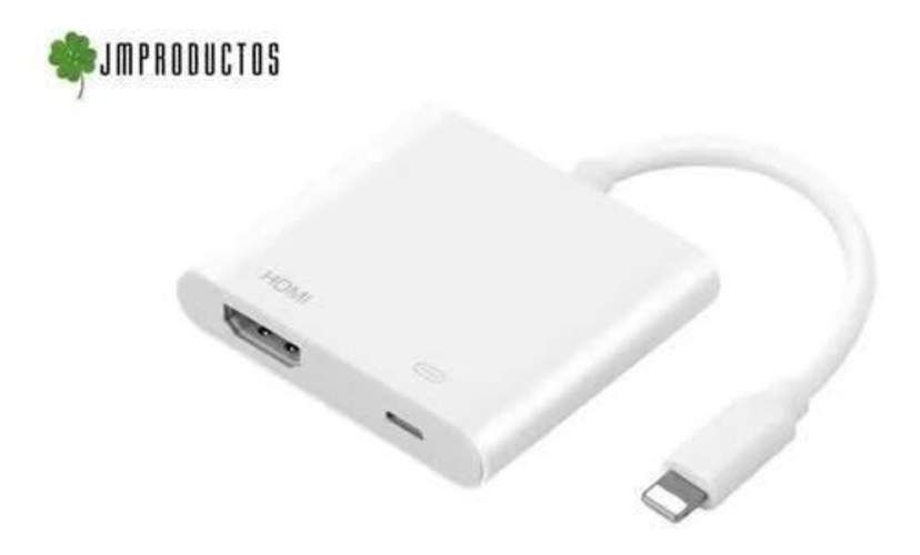 Cable Adaptador Compatible Lightning A Hdmi + Puer