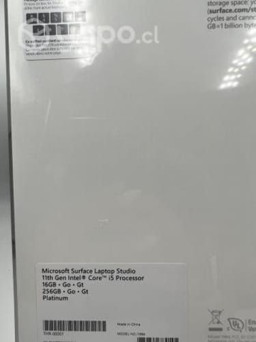 Surface Laptop Studio i5 16gb 256gb