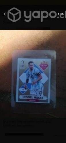 Messi gold extra stiker qatar (con detalle)