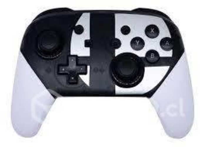 Control pro nintendo swirtch blanco con negro