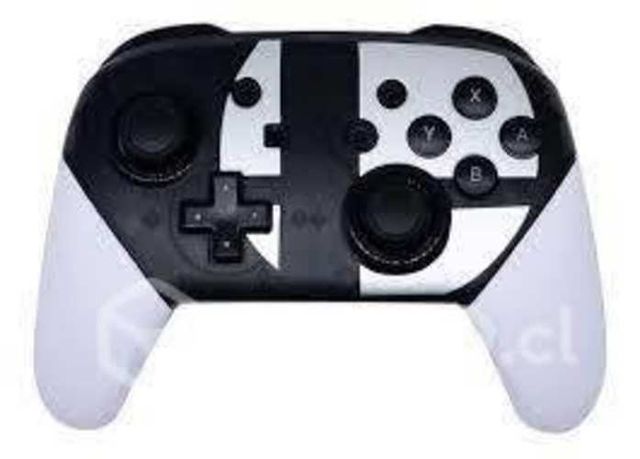 Control pro nintendo swirtch blanco con negro