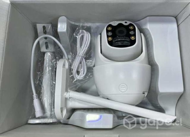Camara exterior wifi con panel solar autonoma