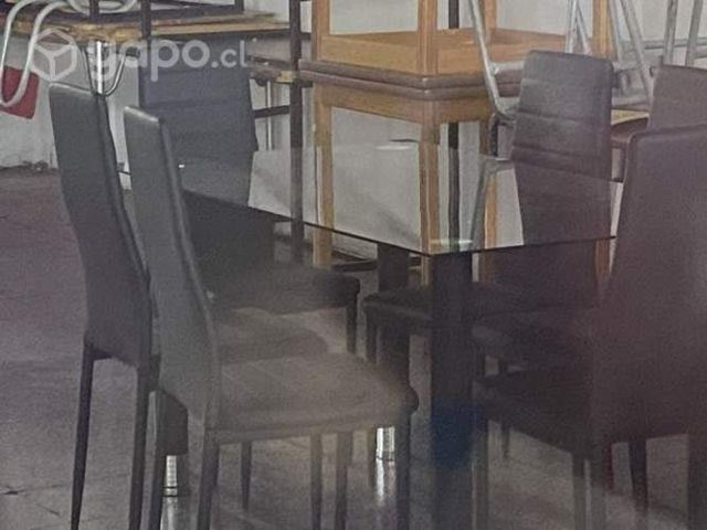 Comedor mesa vidrio nuevo