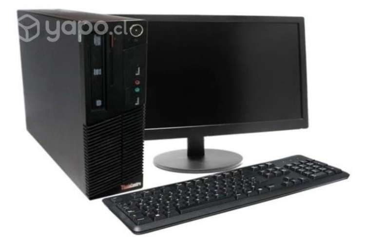 Computador reacondicionado Lenovo y monitor hp