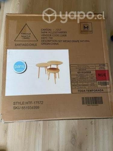 Juego de mesas de centro