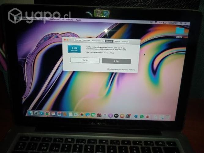 MacBook pro 13 inch (2012)comprado 2016