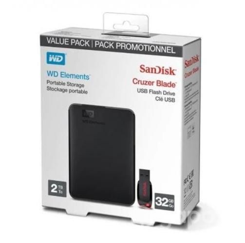 Disco duro externo 2TB + Pendrive