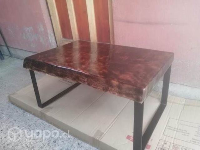 Mesa de centro de madera nativa roble