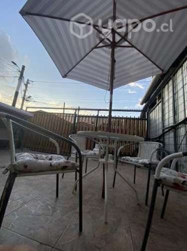 Terraza usasa 4 sillas