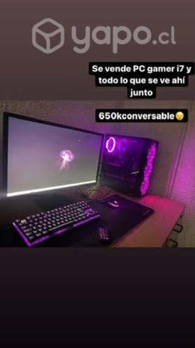 Pc gamer i7+ monitor 75hz