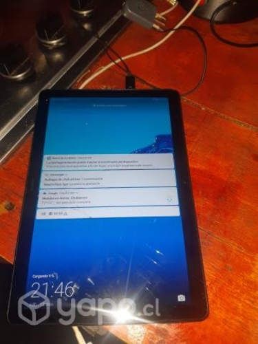 Tablet huawei 10.1 con detalle