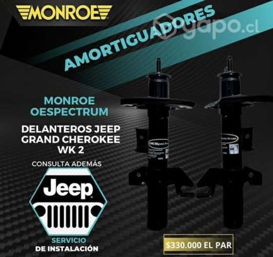 Amortiguadores delanteros jeep grand cherokee wk 2