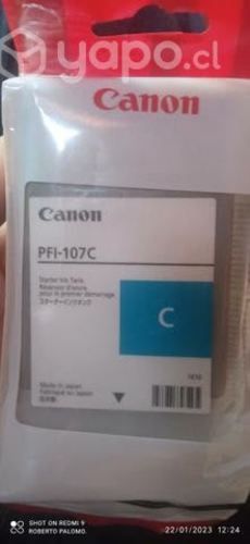 Tinta canon Canon pfi 107c cyan original