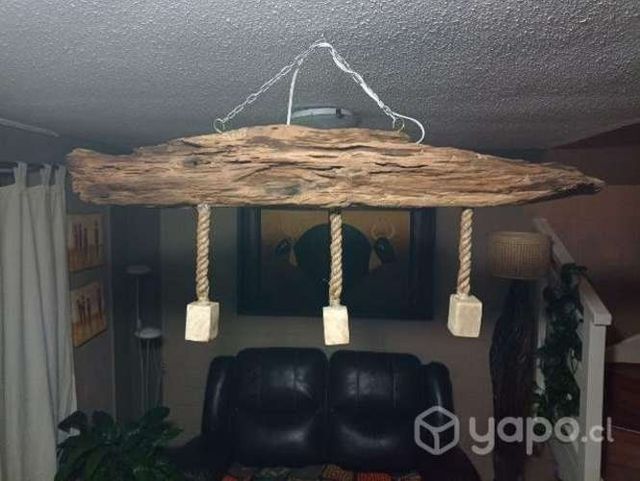 Lámpara rustica