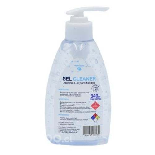 Alcohol Gel 70° C/valvula 340ml Gel Cleaner GD