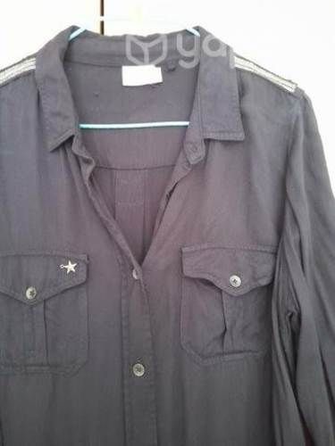 Blusa negra fiiorucci,m/larga tallaM