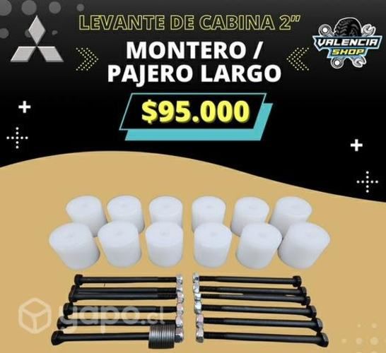 Levante de cabina 2 mitsubishi montero/pajero lar